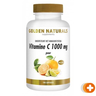 Golden naturals vitamine c 1000mg puur capsules