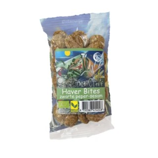 Corn crake haverbites zwarte peper sesam bio organic
