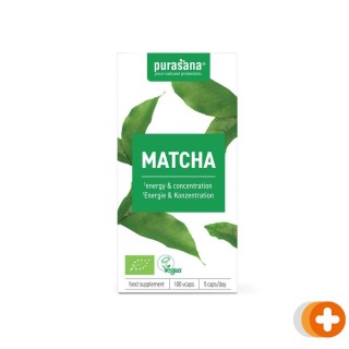 Purasana matcha 280mg biologisch
