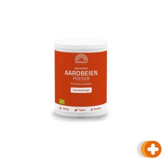 Mattisson biologische aardbeien poeder gevriesdroogd