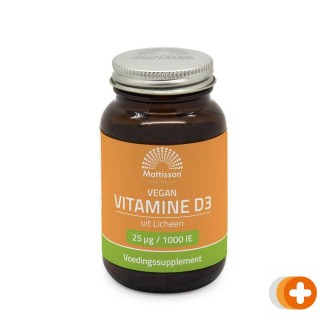 Mattisson vitamine d3 25mcg