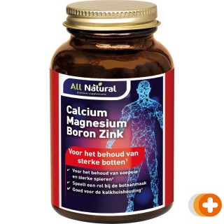 All natural calcium magnesium boron zink tabletten
