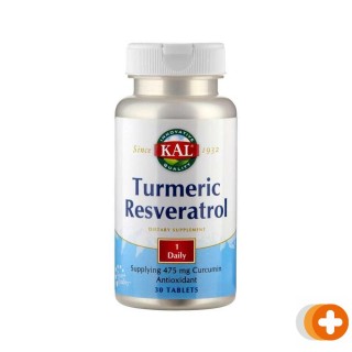 Kal kurkuma & resveratrol tabletten