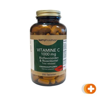 Natupharma vitamine c 1000mg met rozenbottel time released