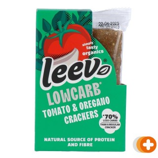 Leev bio lowcarb crackers tomato & oregano