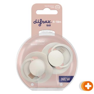 Difrax lovi dynamic fopspeen 6-18m  coconut/ivory