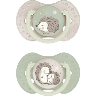 Difrax lovi dynamic fopspeen 0-6m night & day unisex