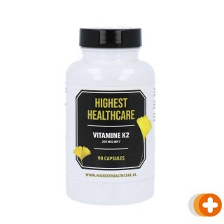 Highest healthcare vitamine k2 200mcg mk-7