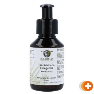 De groene os teunisbloem & borageolie paard & pony