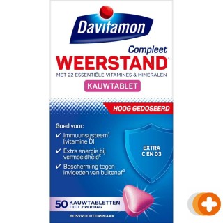 Davitamon compleet weerstand forte kauwtabletten