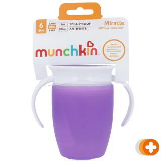 Munchkin miracle 360 oefenbeker paars