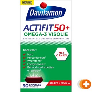 Davitamon actifit 50 plus omega-3 visolie