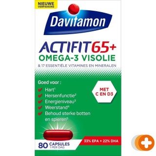 Davitamon actifit 65 plus omega-3 visolie