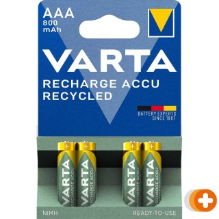Varta recharge accu recycled aaa 800mah blister