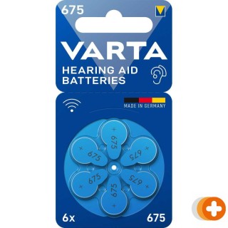 Varta hearing aid battery 675 blister