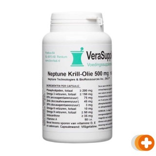 Verasupplements neptune krill-olie 500 mg capsules