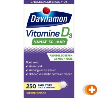 Davitamon vitamine d 50+ tabletten