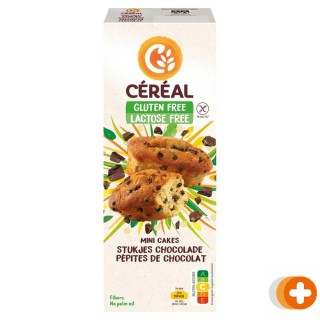 Cereal mini cakes met stukjes chocolade