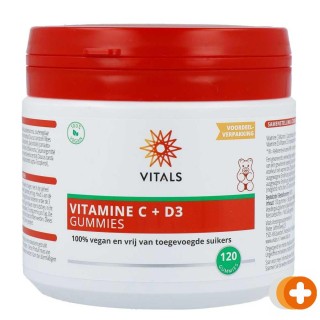 Vitals vitamine c + d3 gummies