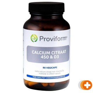 Proviform calcium citraat 450 & vitamine d3