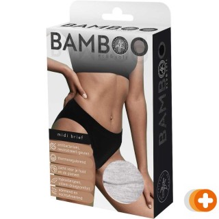 Bamboo midi brief grijs s