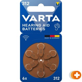 Varta hearing aid battery 312 blister