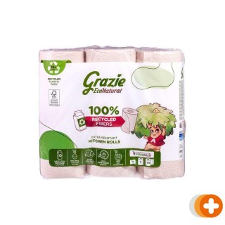 Grazie natural keukenrol 3-laags