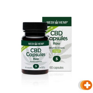 Medihemp cbd raw 5% capsules