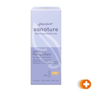 Sanature pro vivo 100% katoenen incontinentie inlegkruisjes light