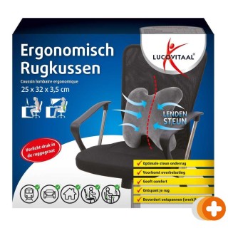 Lucovitaal ergonomische rugkussen