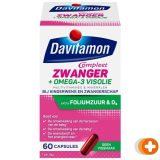 Davitamon compleet zwanger + omega-3 visolie capsules