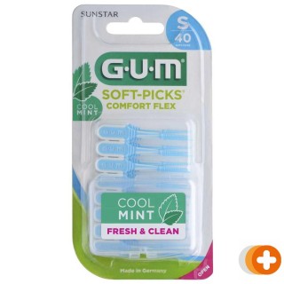 Gum soft picks comfort flex mint small