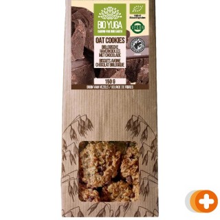 Bio yuga biologische haverkoekjes met chocolade