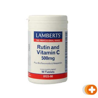 Lamberts vitamine c 500mg rutine met bioflavonoiden en hesperidine