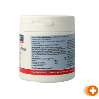 Lamberts vitamine c 1000 time release met bioflavonoiden en rozenbottelextract