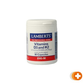 Lamberts vitamine d3 2000ie en k2 90mcg