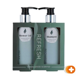 Refresh geschenkset heren douchegel en shampoo