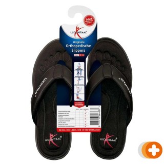 Lucovitaal orthopedische slippers maat 45-46 zwart