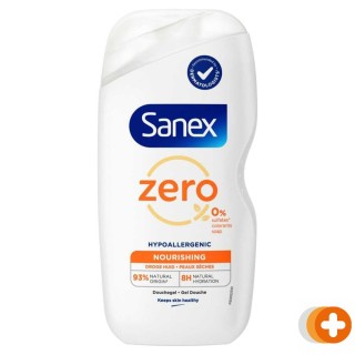 Sanex zero% hypoallergenic nourishing douchegel droge huid