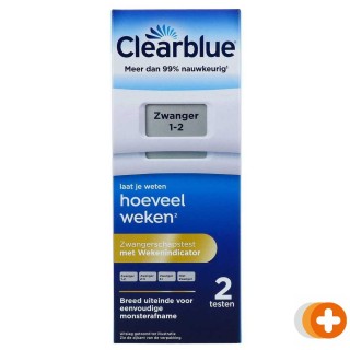 Clearblue zwangerschapstest met wekenindicator