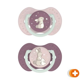 Difrax lovi dynamic fopspeen 0-3m night & day girl