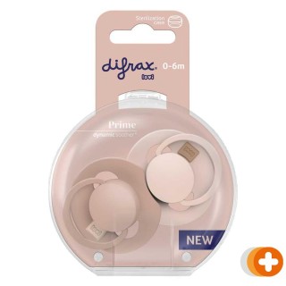 Difrax lovi dynamic fopspeen 0-6m nude/blush