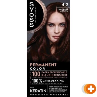Syoss permanent color 4-2 mahonie