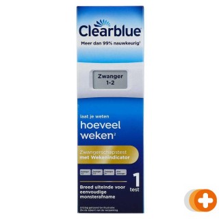Clearblue zwangerschapstest met wekenindicator