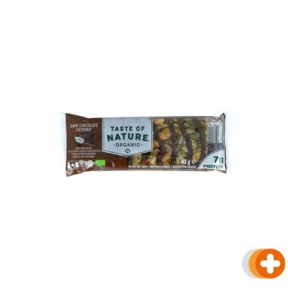 Taste of nature dark chocolate coconut organic