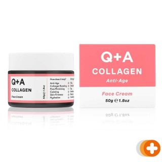 Q+a gezichtsscreme collageen