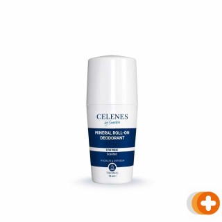 Celenes mineral roll-on deodorant for men scented
