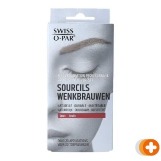 Swiss o-par professionele verfset wenkbrauwen bruin