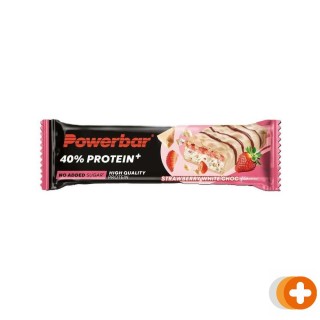 Powerbar proteine + crisp strawberry white choc