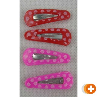 Hair mode klik klak rood/roze